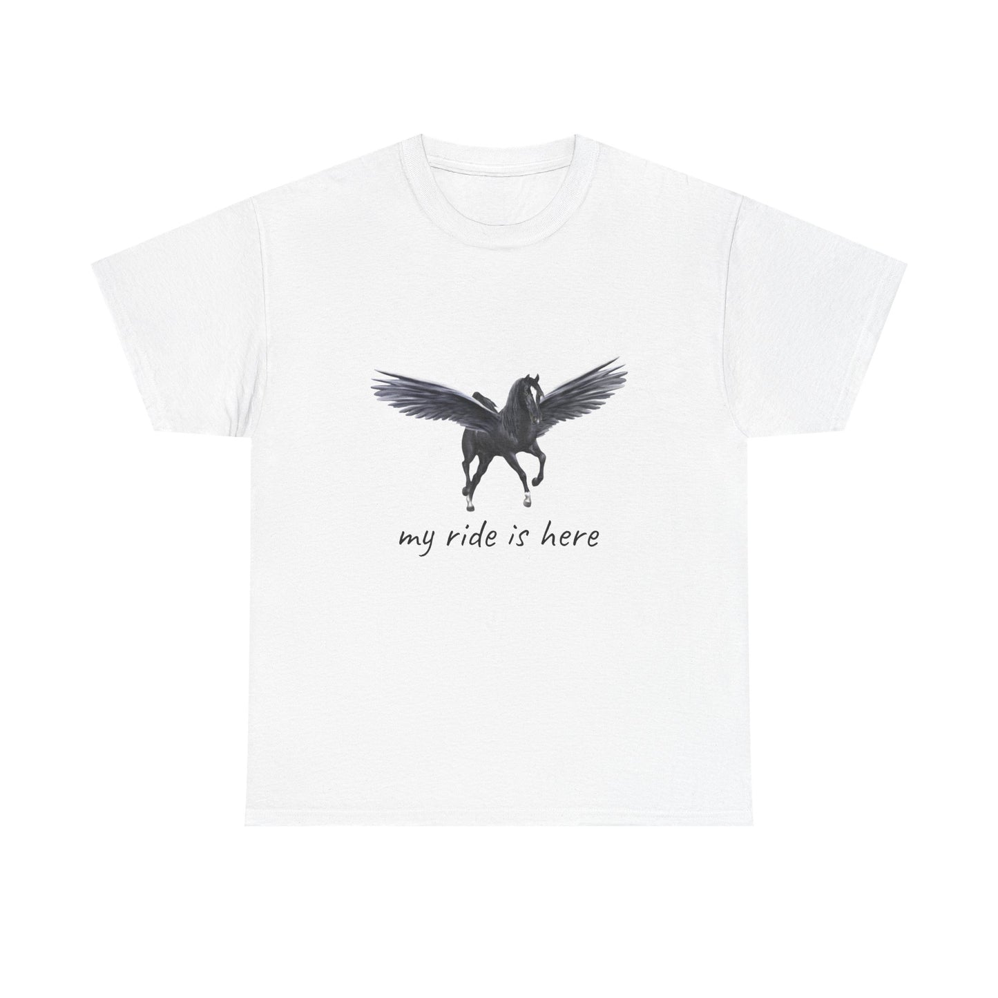 My Ride Is Here Tee