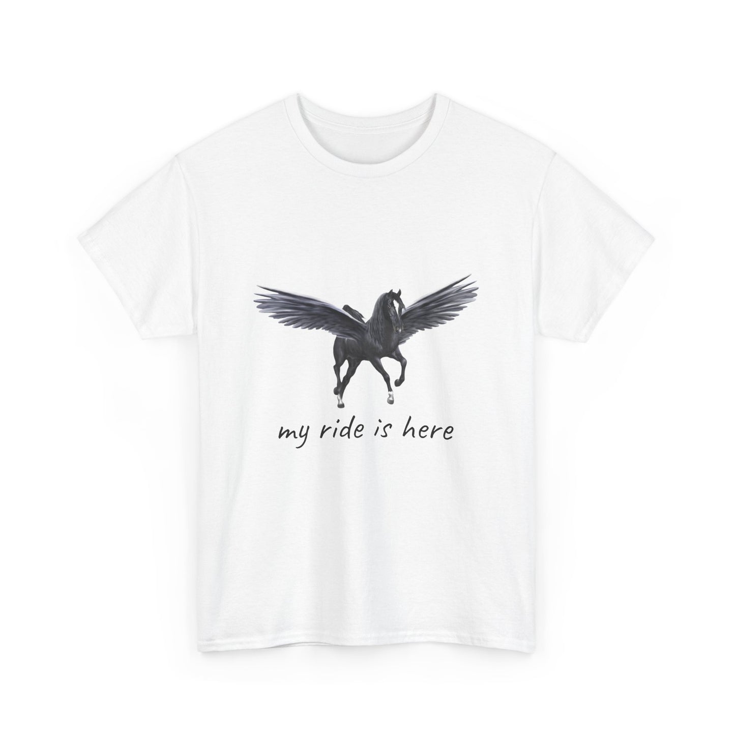 My Ride Is Here Tee
