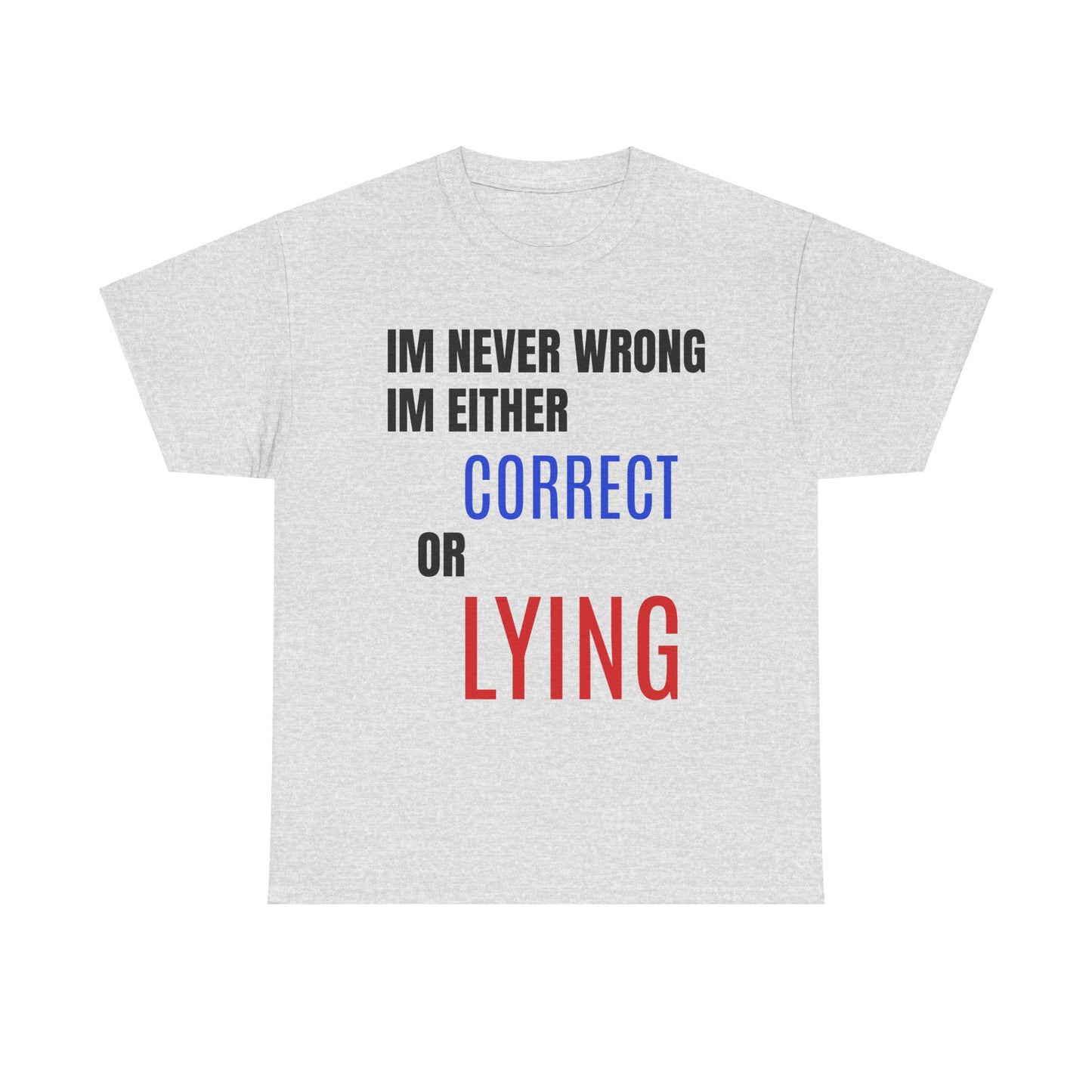 I'm Never Wrong Tee